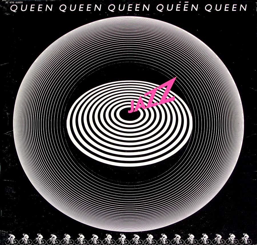 QUEEN - Jazz France Release GATEFOLD 12" LP Vinyl Album front cover