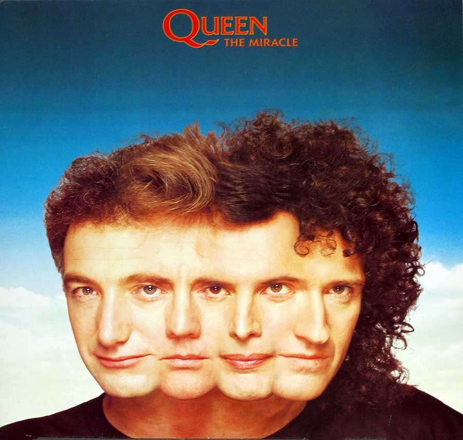 QUEEN - The Miracle Parlophone 1989 12" LP VINYL Album front cover https://vinyl-records.nl