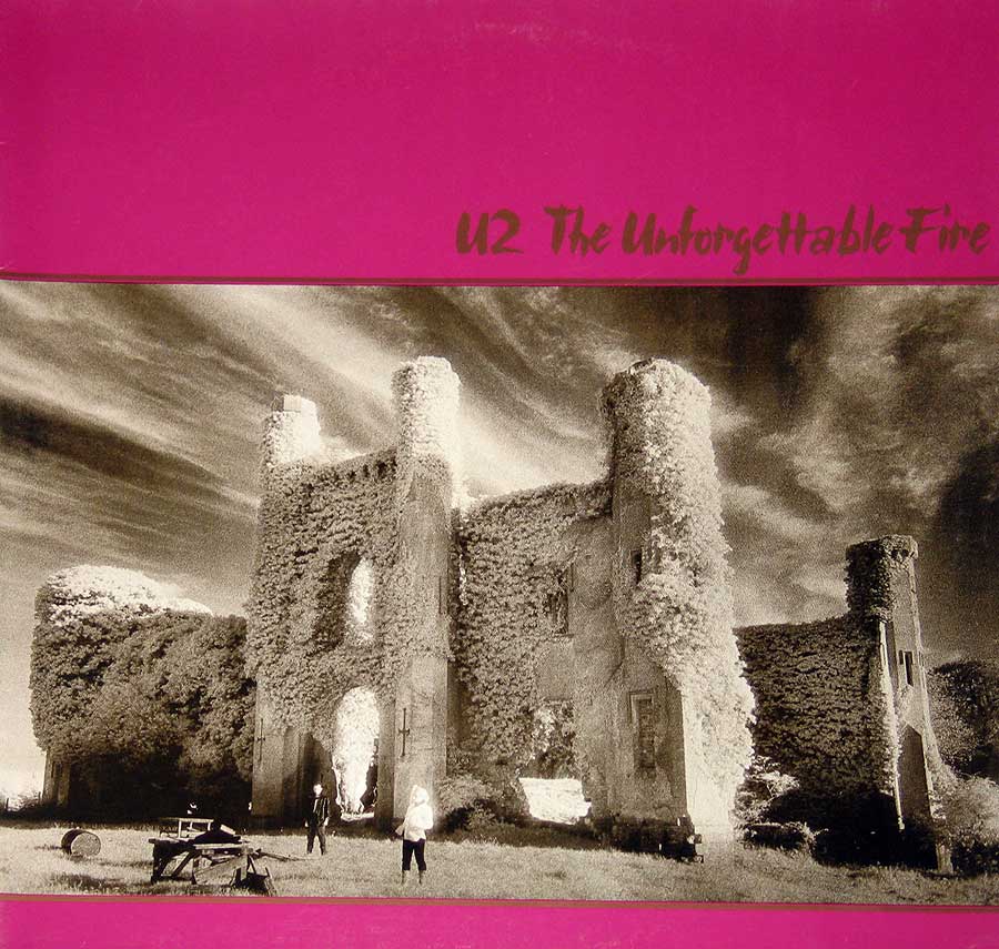 U2 - The Unforgettable Fire 12" Vinyl LP Album front cover https://vinyl-records.nl