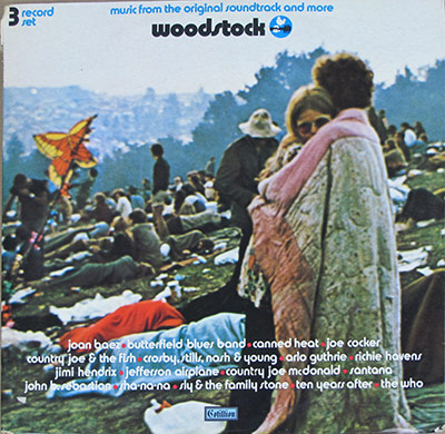 Thumbnail of VARIOUS ARTISTS - Woodstock 69 Original Movie Soundtrack ( France ) album front cover