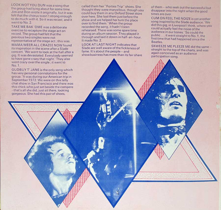 Photo One Of The Original Custom Inner Sleeve SLADE - Sladest 