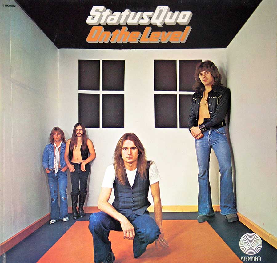 Front Cover Photo Of STATUS QUO - On the Level Vertigo France 12" Vinyl LP Album