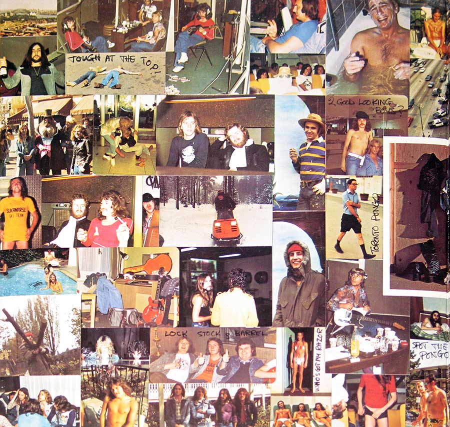Photo One Of The Original Custom Inner Sleeve STATUS QUO - On the Level Vertigo France 12" Vinyl LP Album 