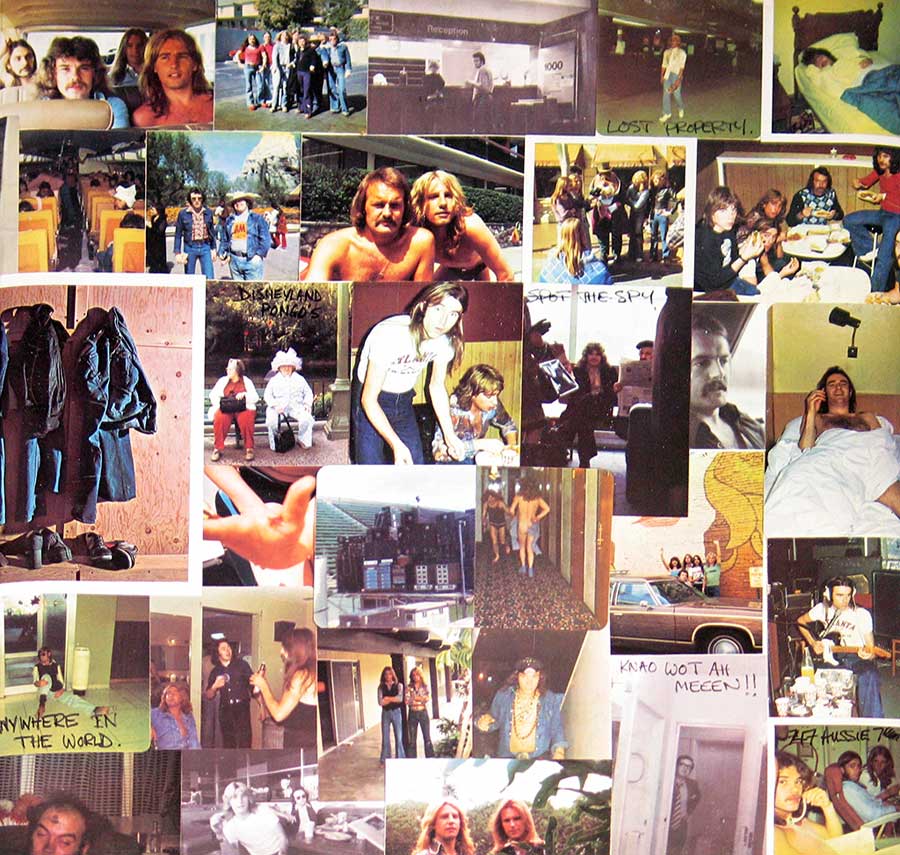 Photo Two of the original custom inner sleeve  STATUS QUO - On the Level Vertigo France 12" Vinyl LP Album