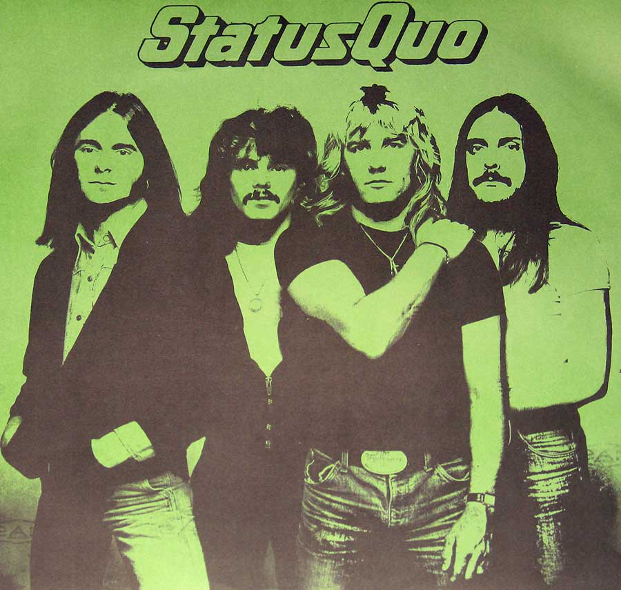 STATUS QUO - Rockin' All Over The World 12" Vinyl LP Album album back cover