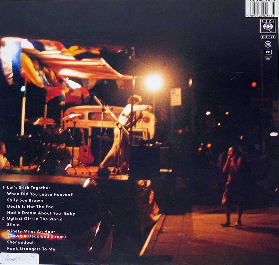 BOB DYLAN - Down In The Groove 12" Vinyl LP Album  back cover