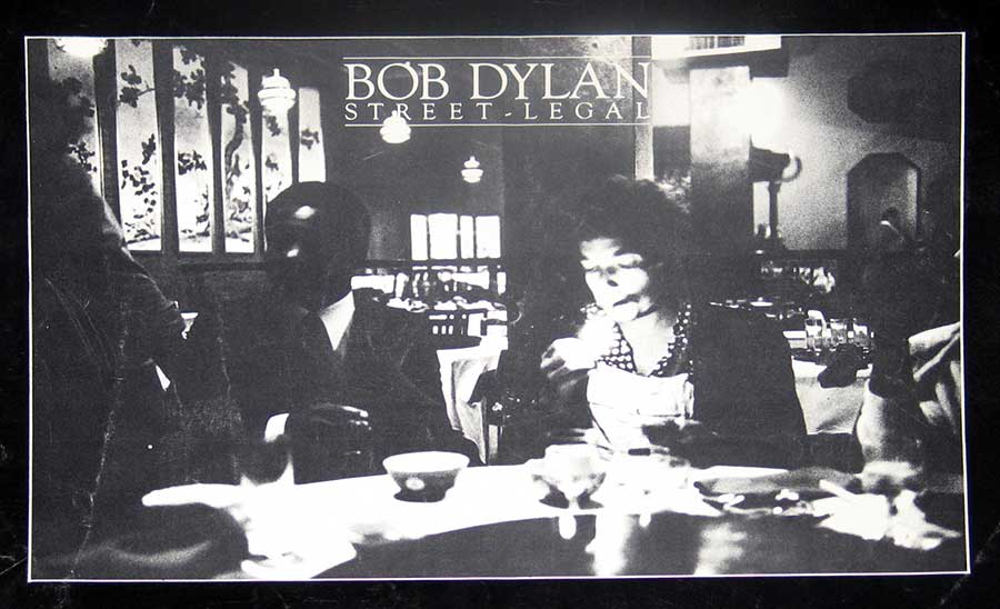 Photo One Of The Original Custom Inner Sleeve BOB DYLAN - Street Legal ( USA Release ) 