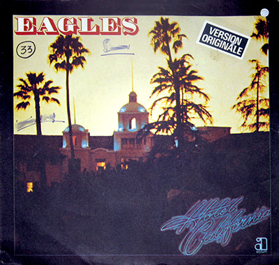 THE EAGLES - Hotel California album front cover vinyl record