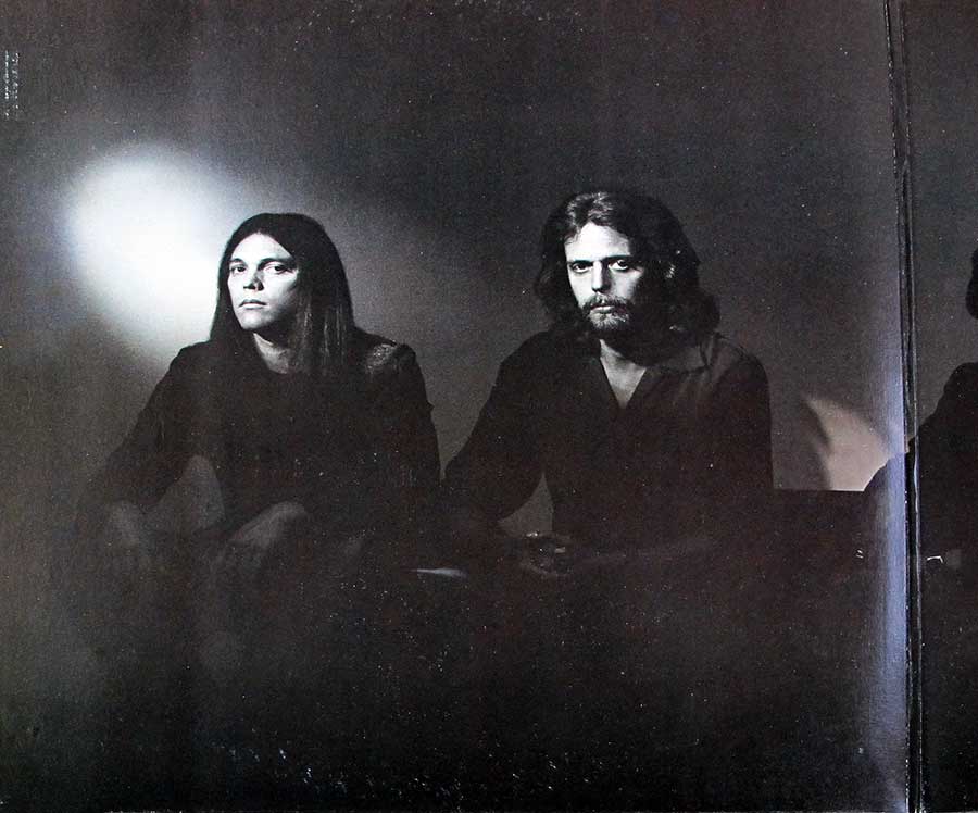 Photo of the left page inside cover THE EAGLES - Long Run ( Gatefold Album Cover ) 