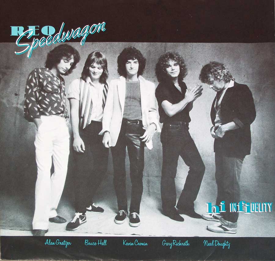 Photo One Of The Original Custom Inner Sleeve REO SPEEDWAGON - Hi In Fidelity 