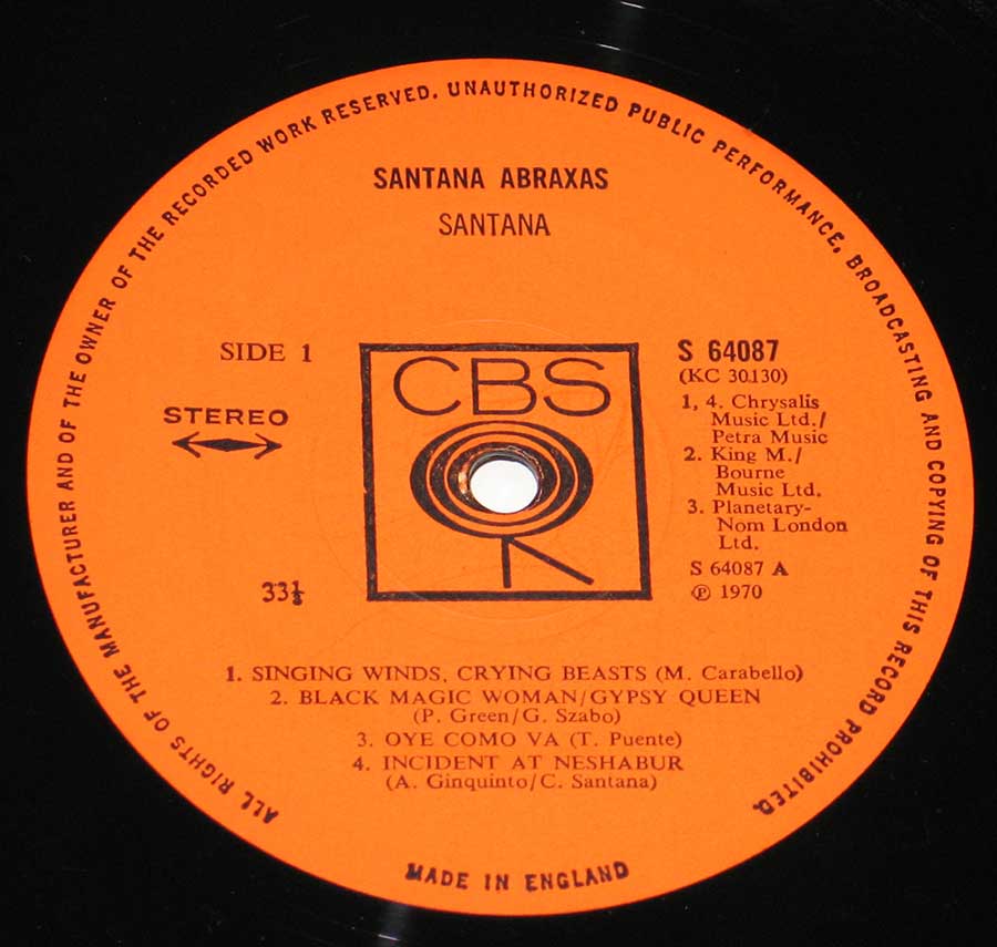 High Resolution Photos of santana abraxas uk club edition 