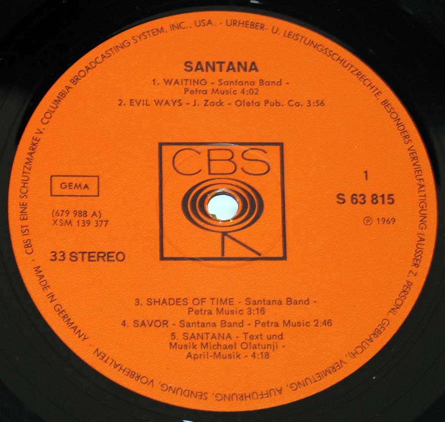 CBS 63 815 (63815) / 679 988 / XSM 139 377 	,	Solid	Orange Colour with Walking Eye around Center Hole