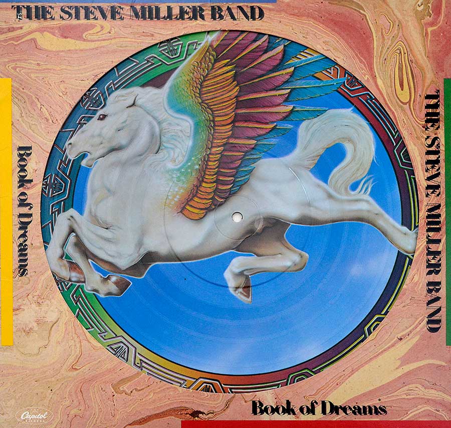 Front Cover Photo Of STEVE MILLER BAND - Book Of Dreams Picture Disc 12" Vinyl LP Album 