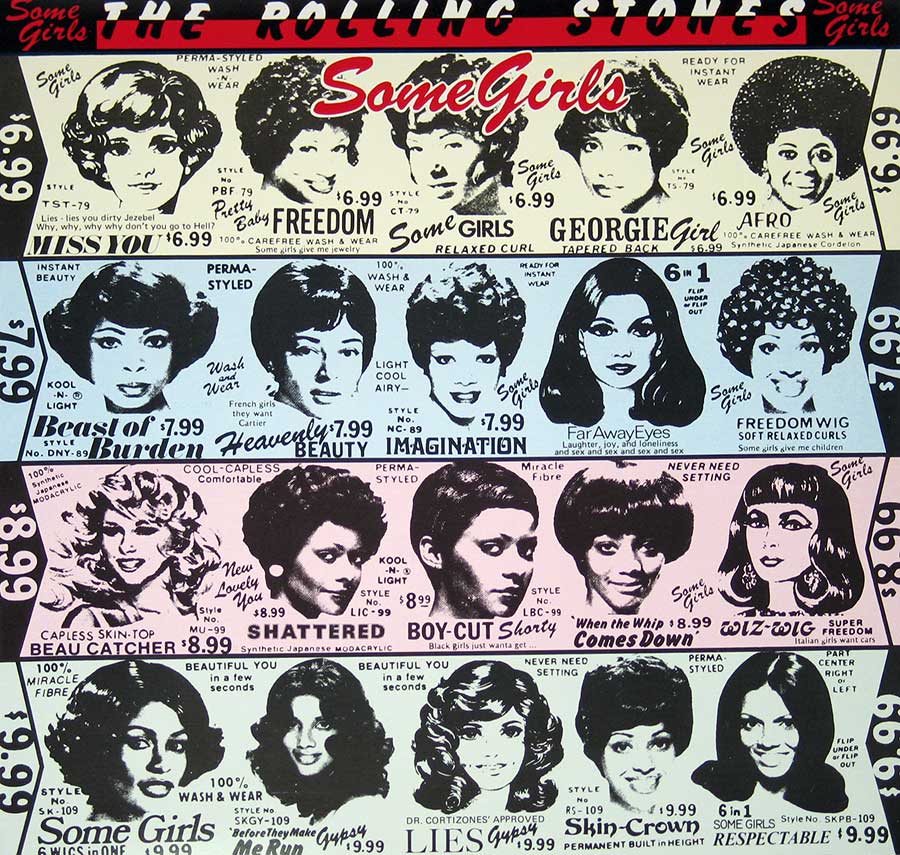 Front Cover Photo Of ROLLING STONES - Some Girls ( Made in Holland )