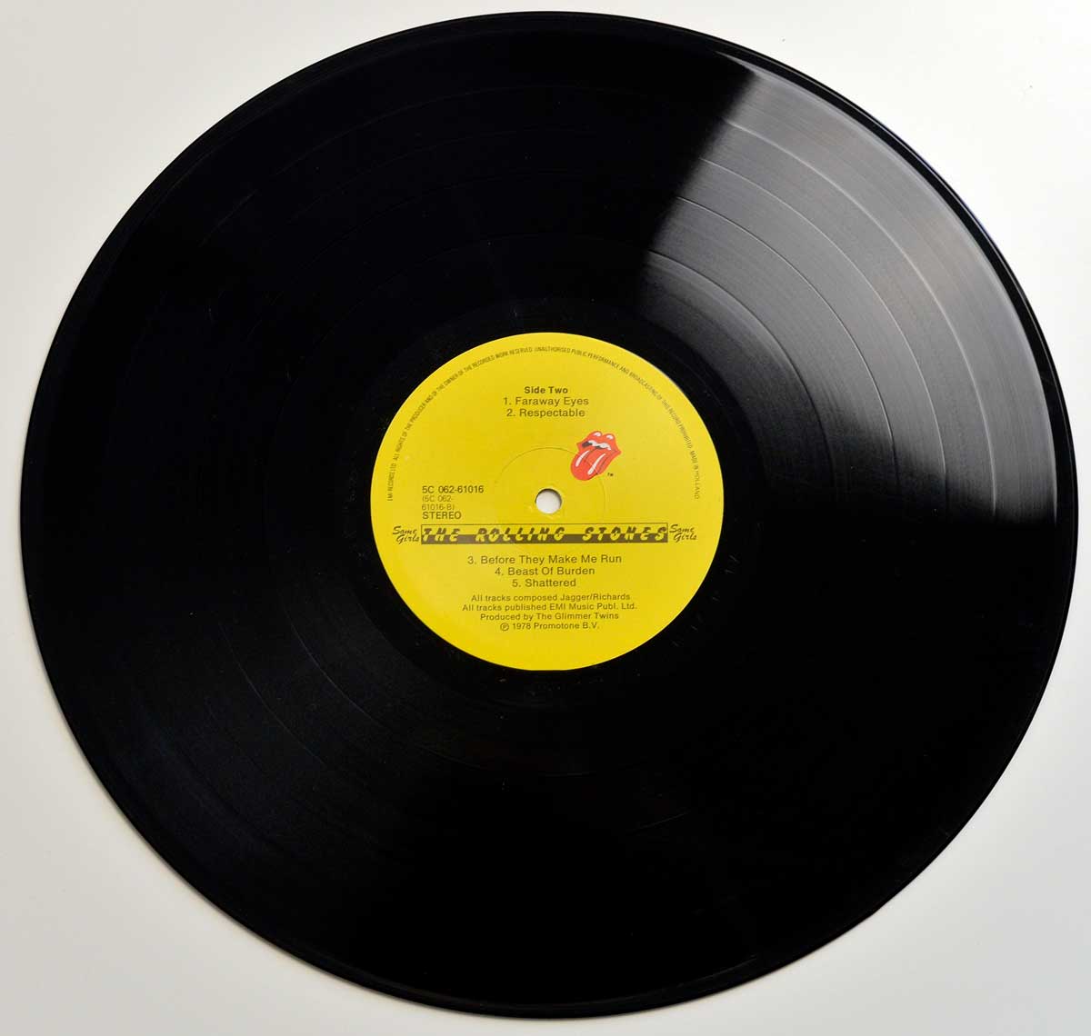 High Resolution Photo The Rolling Stones - Some Girls ( Holland ) 