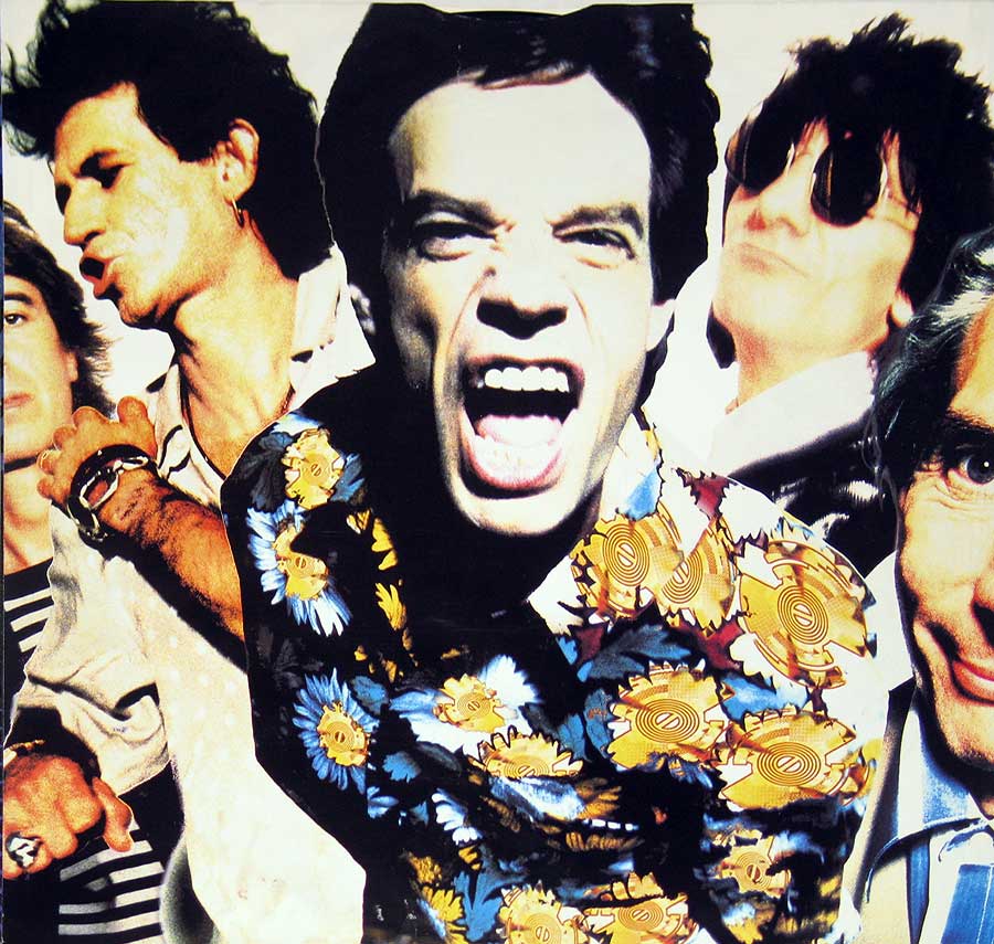 Photo of album back cover ROLLING STONES - Steel Wheels