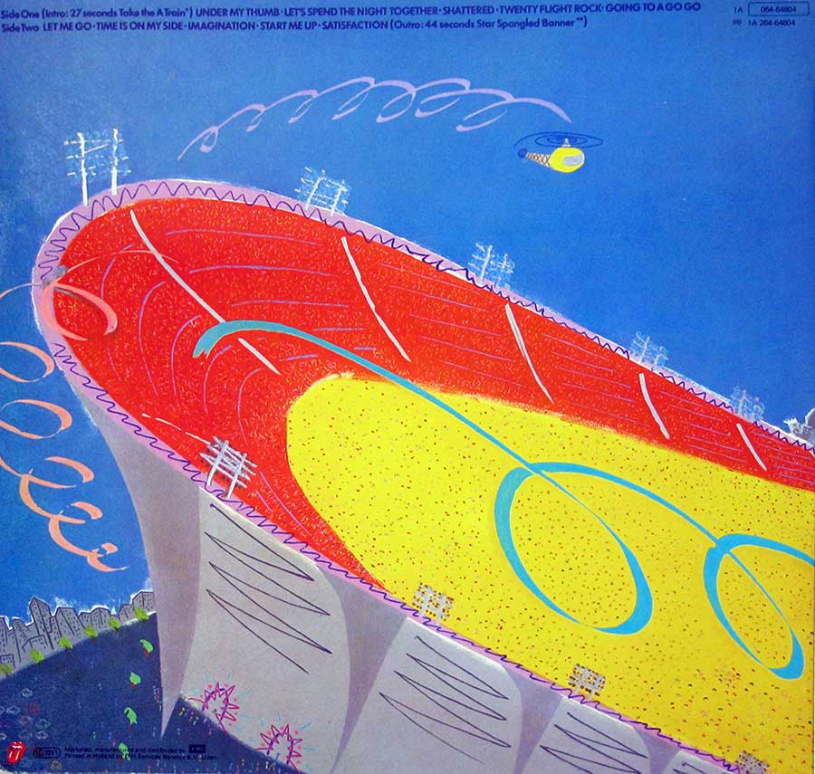 Photo of album back cover ROLLING STONES - Still Life American Concert