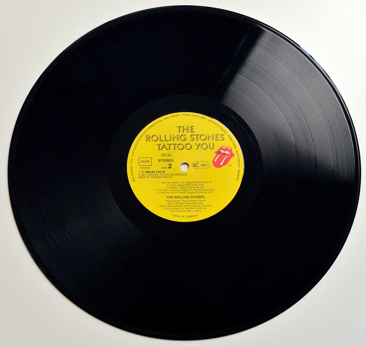 High Resolution Photo ROLLING STONES - Tattoo You 