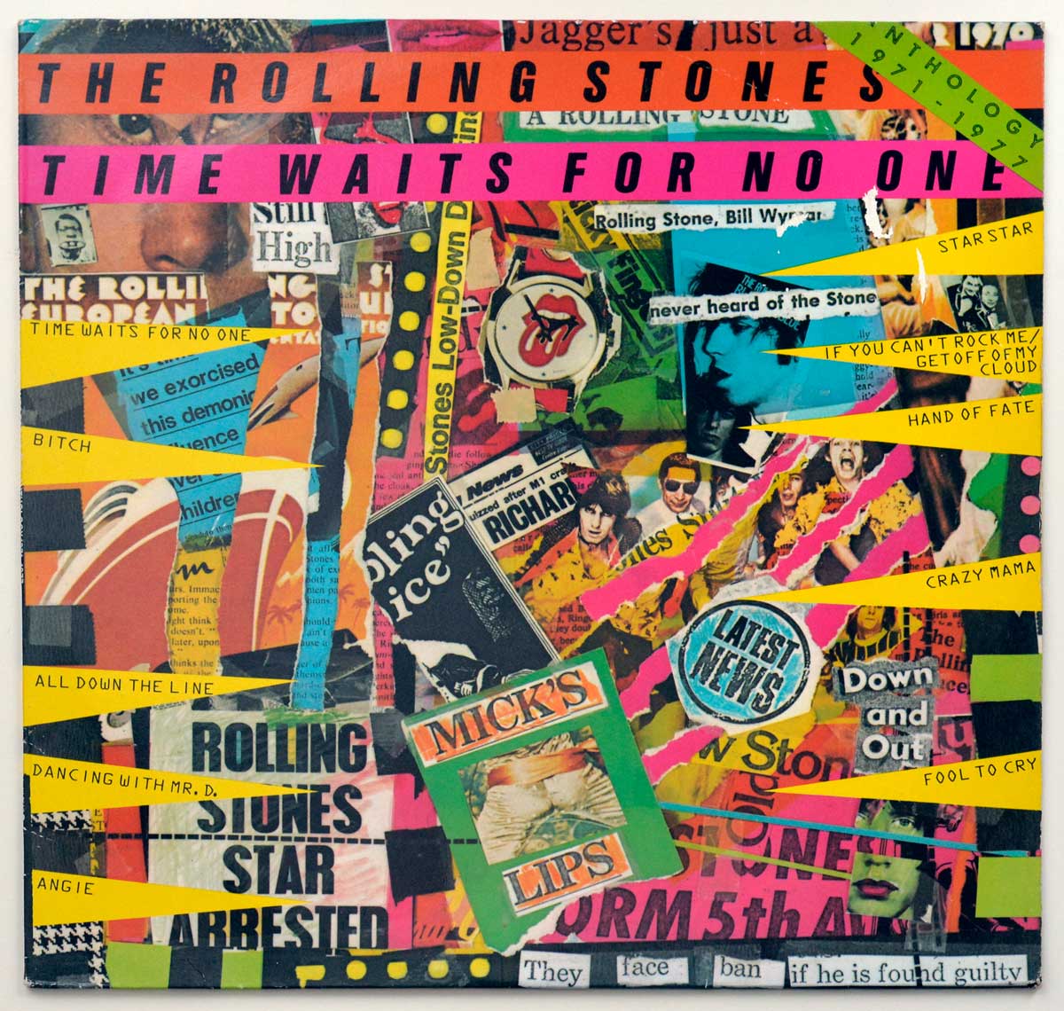 High Resolution Photo A0709 ROLLING STONES - Time Waits For No One ( Netherlands ) 