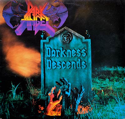 DARK ANGEL - Darkness Descends album front cover vinyl lp album https://vinyl-records.nl