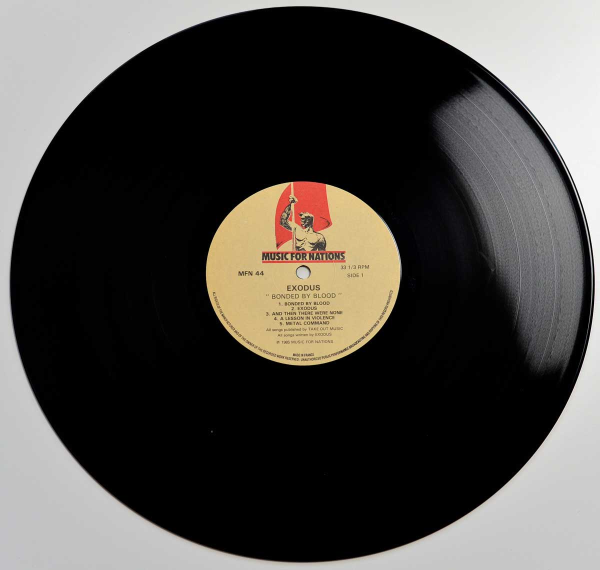High Resolution Photo #12 EXODUS - Bonded By Blood ( 1985 Made in France )  https://vinyl-records.nl 