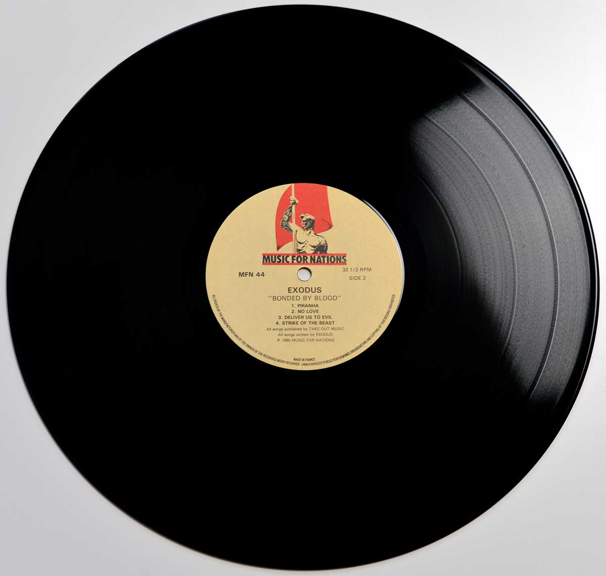 High Resolution Photo #13 EXODUS - Bonded By Blood ( 1985 Made in France )  https://vinyl-records.nl 