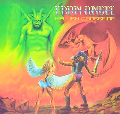 Thumbnail Of  IRON ANGEL - Hellish Crossfire ( Netherlands ) album front cover
