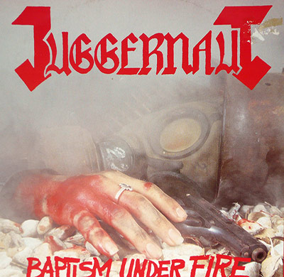 JUGGERNAUT - Baptism Under Fire album front cover vinyl lp album https://vinyl-records.nl