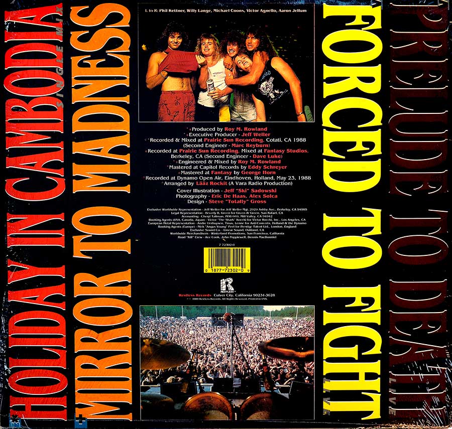Album Back Cover  Photo of "LAAZ ROCKIT - Holiday in Cambodja"