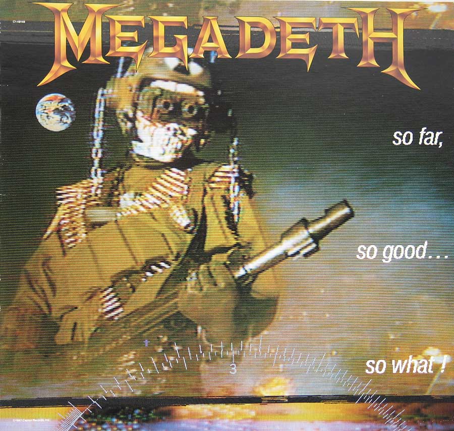 High Resolution Photo Megadeth So Far So Good So What ( Canadian Release ) Vinyl Record