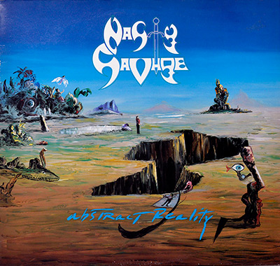 NASTY SAVAGE - Abstract Reality album front cover vinyl record