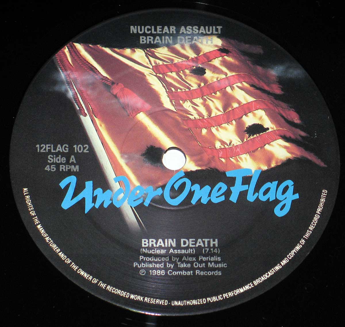 High Resolution Photo of Nuclear Assault Brain Death 