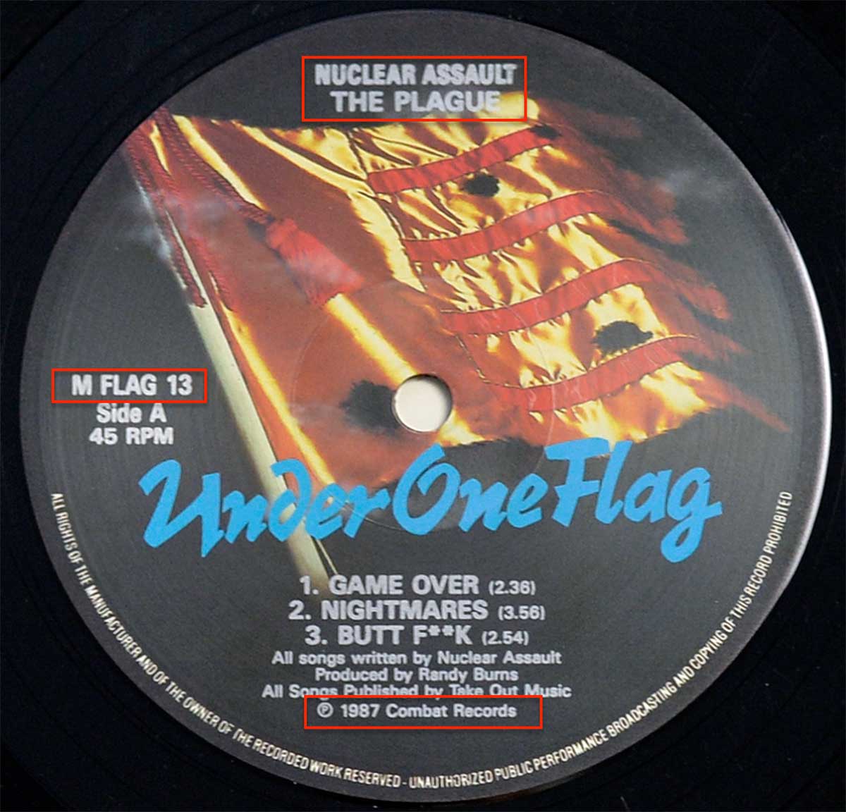 High Resolution Photo #label NUCLEAR ASSAULT The Plague