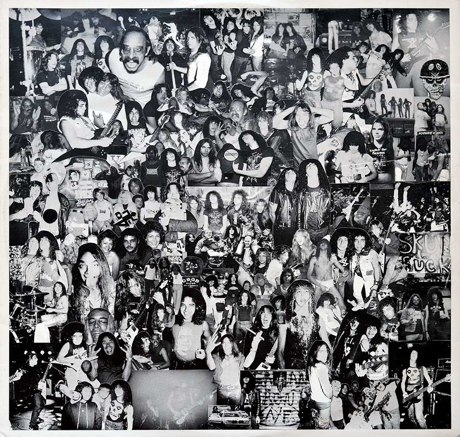 Photo One Of The Original Custom Inner Sleeve NUCLEAR ASSAULT - Game Over ( England Pressing ) 