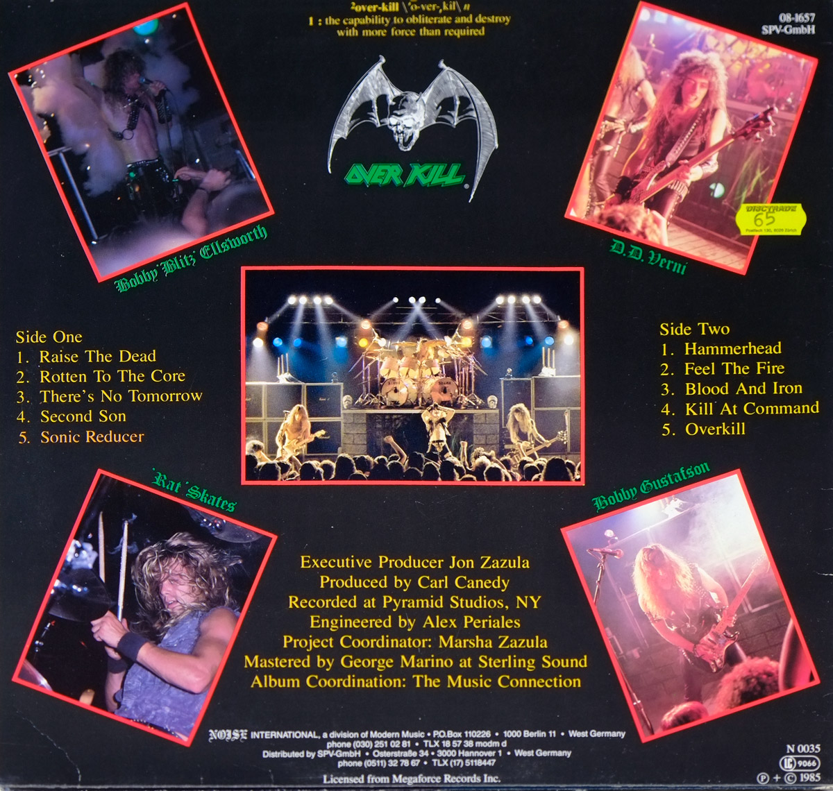 High Resolution Photo of Overkill Feel The Fire  