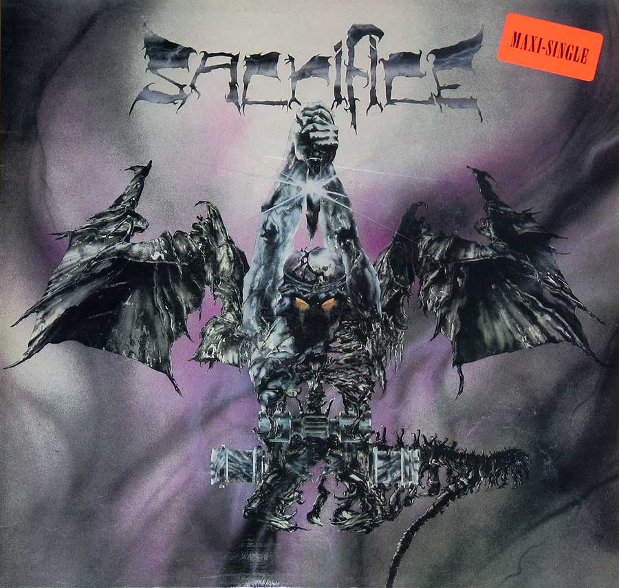 SACRIFICE ( Switzerland ) Gates of Time Vinyl Maxi-single album front cover