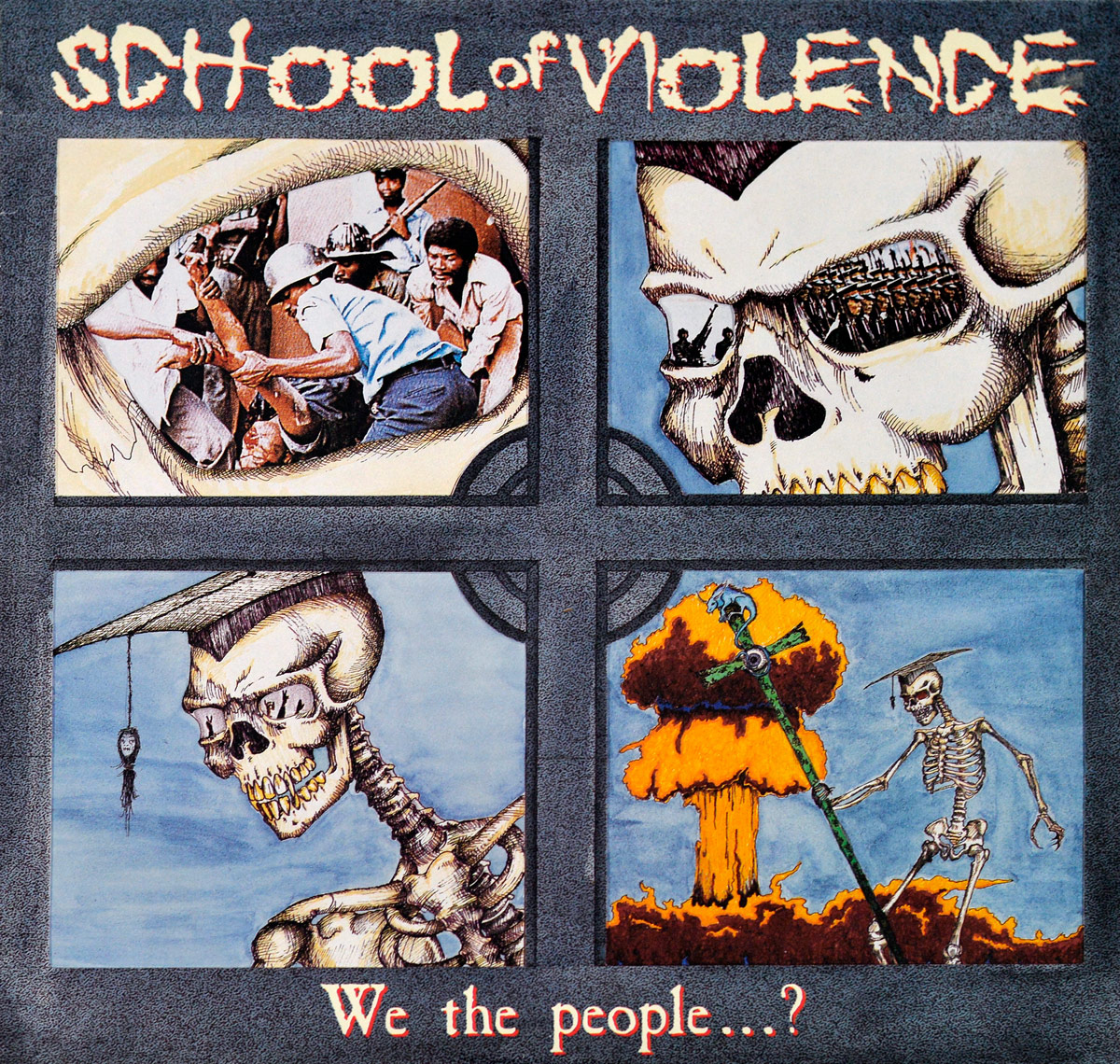 Album Front Cover Photo of SCHOOL OF VIOLENCE – We The People...? 