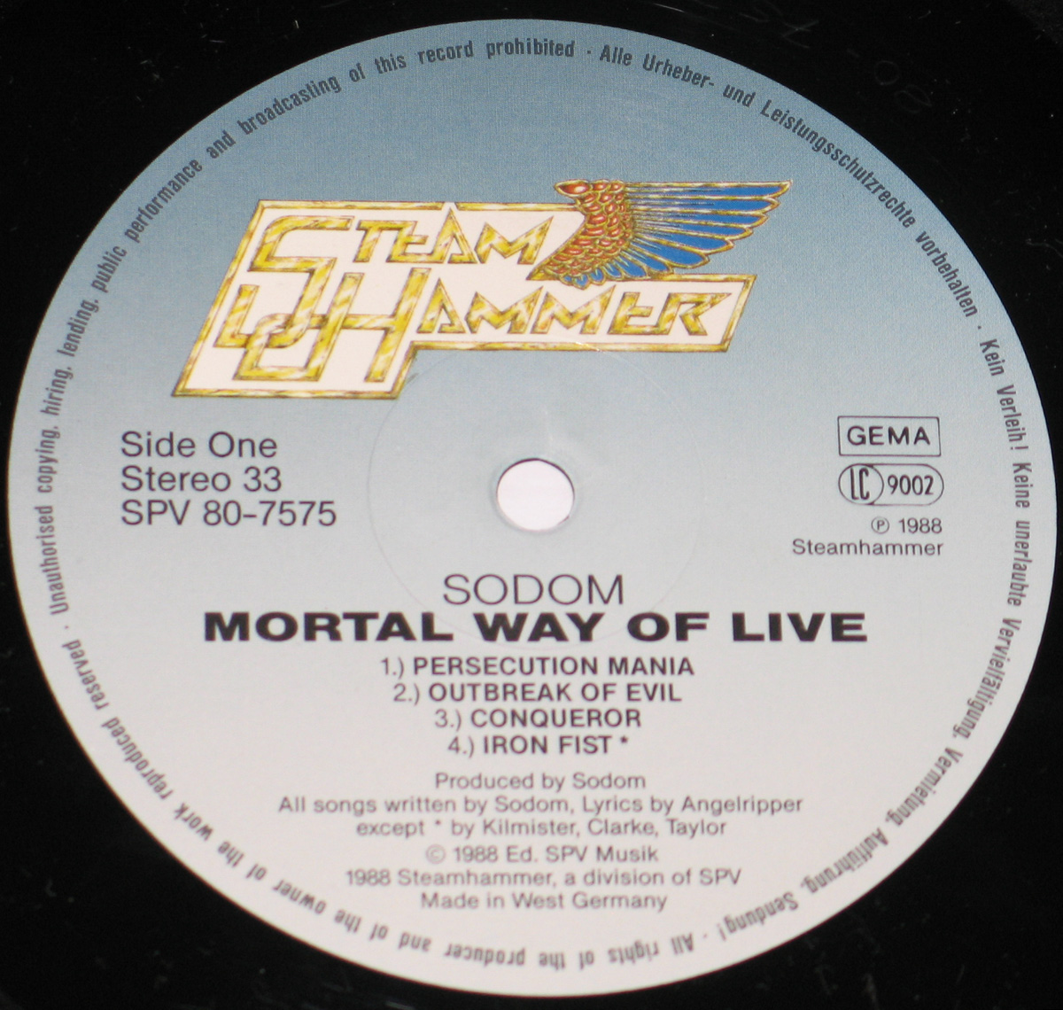 High Resolution Photos of sodom mortal way life 2lp 