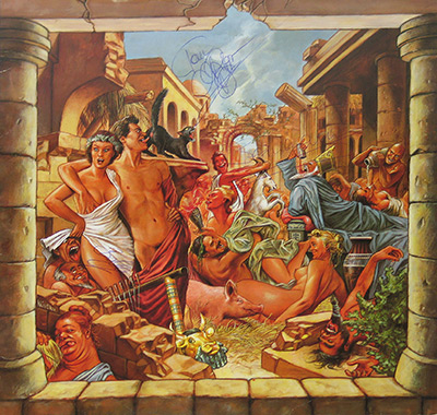 SODOM - Mortal Way of Live album front cover vinyl record