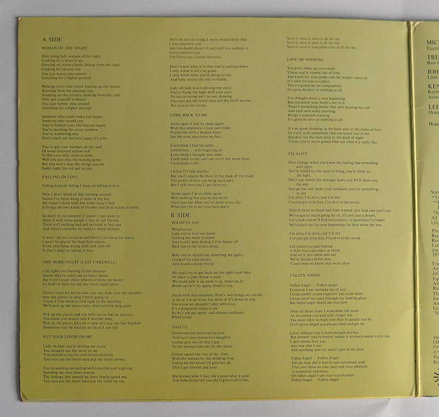 High Resolution Photo #12 URIAH HEEP - Fallen Angel ( Germany )