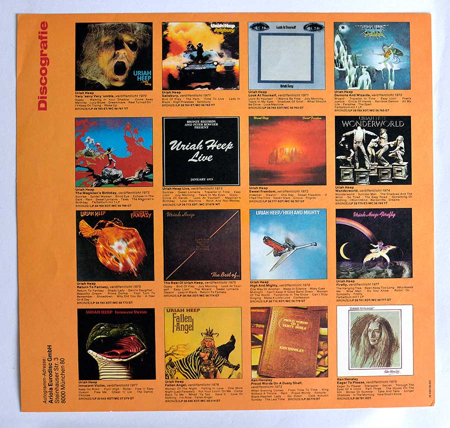 High Resolution Photo #15 URIAH HEEP - Fallen Angel ( Germany )