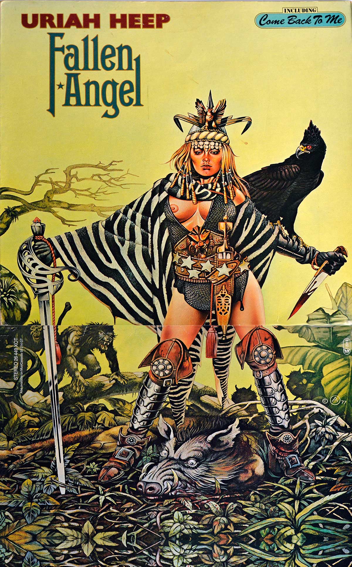 large album front cover photo of: URIAH HEEP - Fallen Angel ( Germany ) 