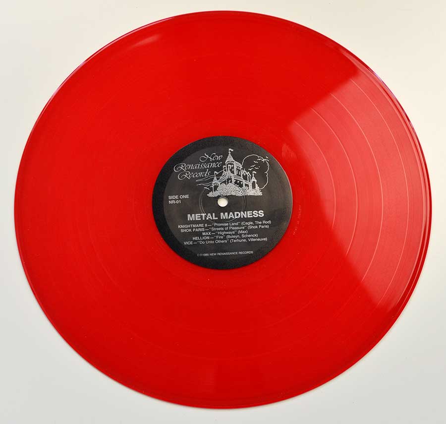 Metal Madness Volume One (Red Transparent Vinyl) 12" Vinyl LP Album  vinyl lp record 