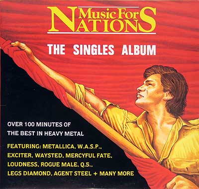 Various Artists - Music For Nations The Singles album front cover vinyl lp album https://vinyl-records.nl