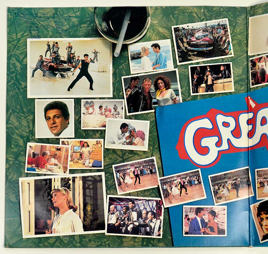 Photo of the inside cover VARIOUS ARTISTS – GREASE (The Original Soundtrack From The Motion Picture) 