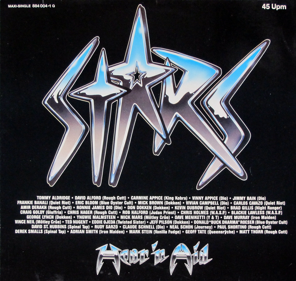 Front Cover Photo Of VARIOUS ARTISTS - Hear 'n Aid / Stars 12" Maxi Single