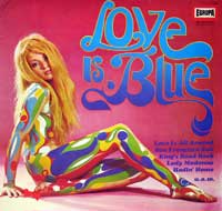 Love is Blue Psychedelic Sexy Nudity