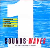 SOUND WAVES 1 MOTHERHEAD / STUPIDS / KREATOR / CELTIC FROST 7" PROMO EP 33RPM PS VINYL